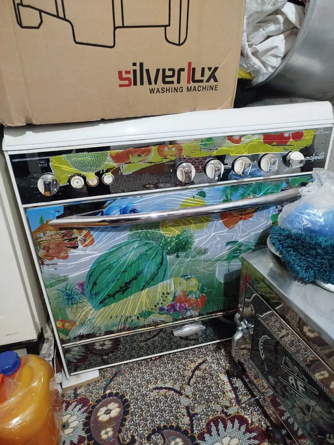 گاز ۵شعله بدون مشکل|اجاق گاز و لوازم برقی پخت‌وپز|جوانرود, |دیوار