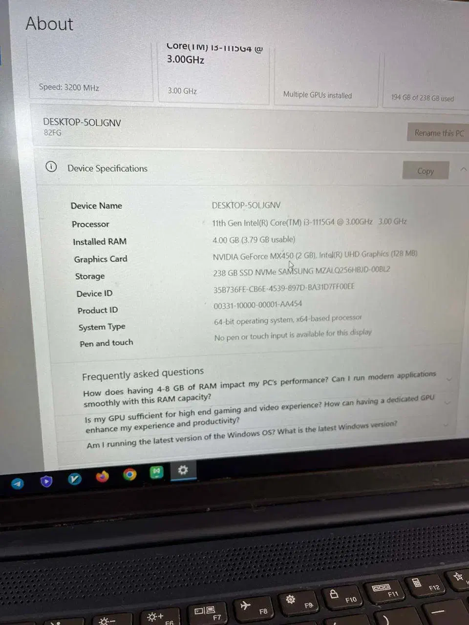 فروش لپتاپ لنوو مناسب کارهای اداری و روزمره|رایانه همراه|میبد, |دیوار