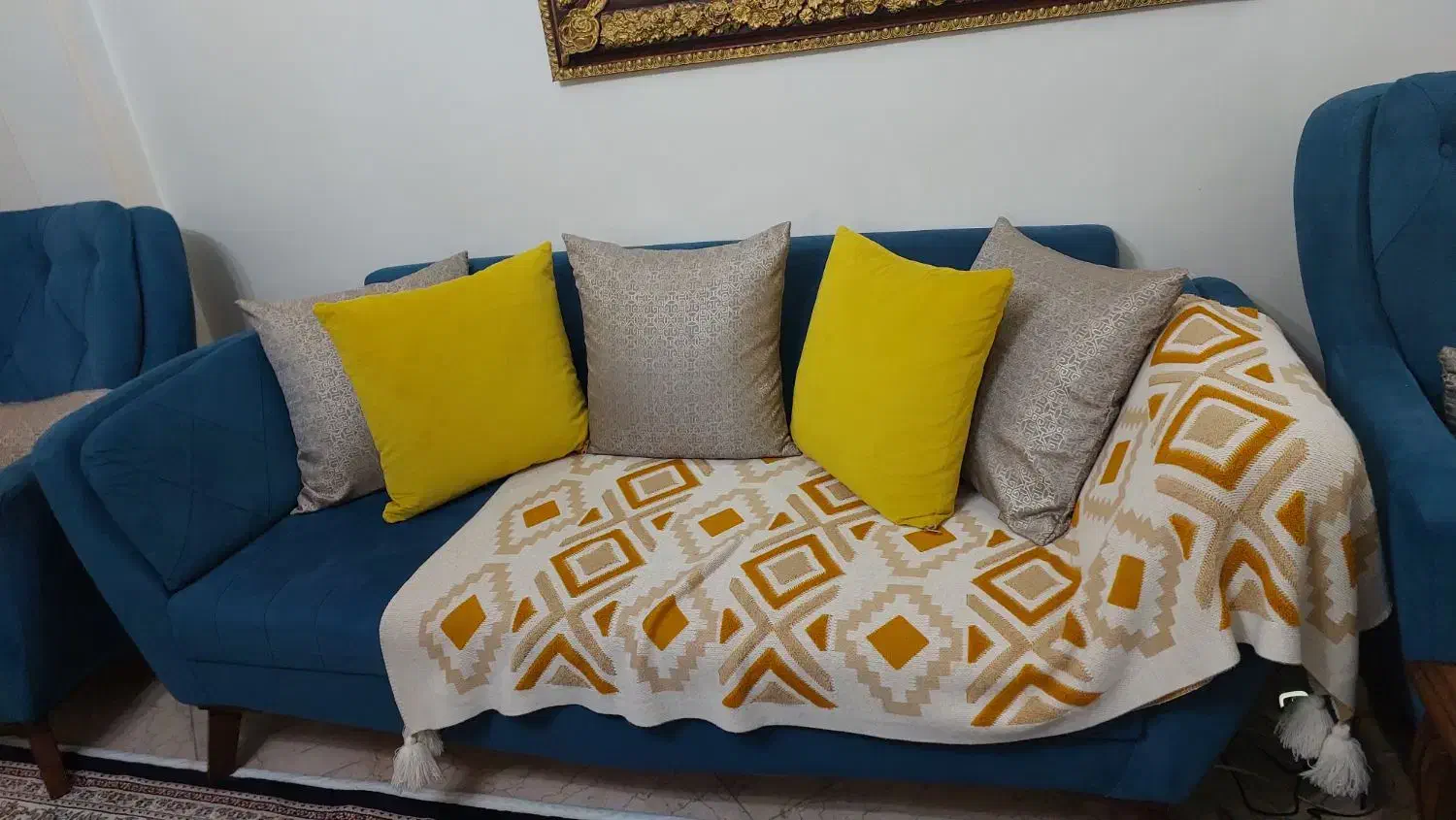 مبل چستر۹نفره|مبلمان خانگی و میز عسلی|تهران, والفجر (افسریه)|دیوار