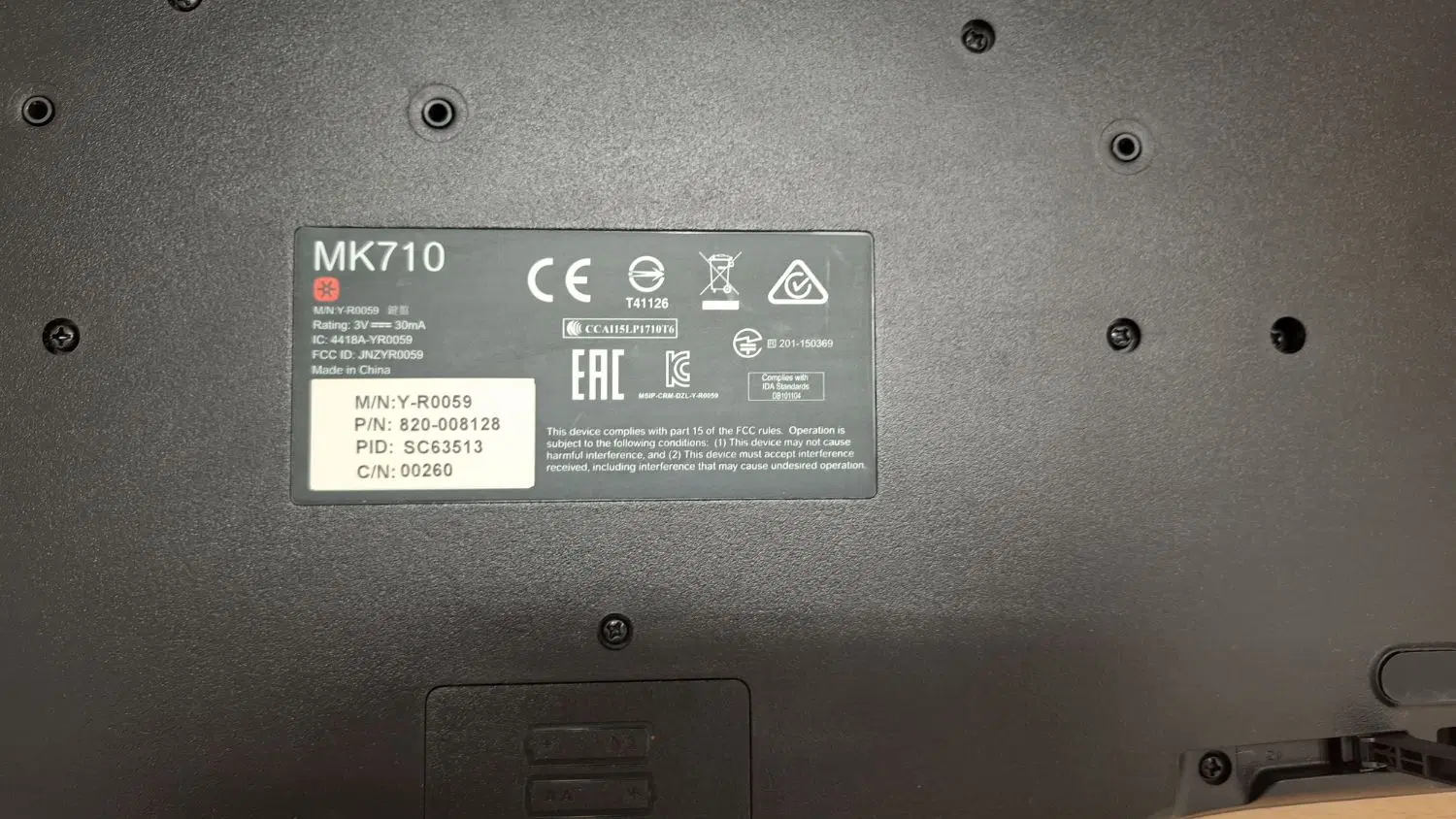 کیبورد بیسیم لاجیتک مدل MK-710|قطعات و لوازم جانبی رایانه|تهران, آشتیانی|دیوار