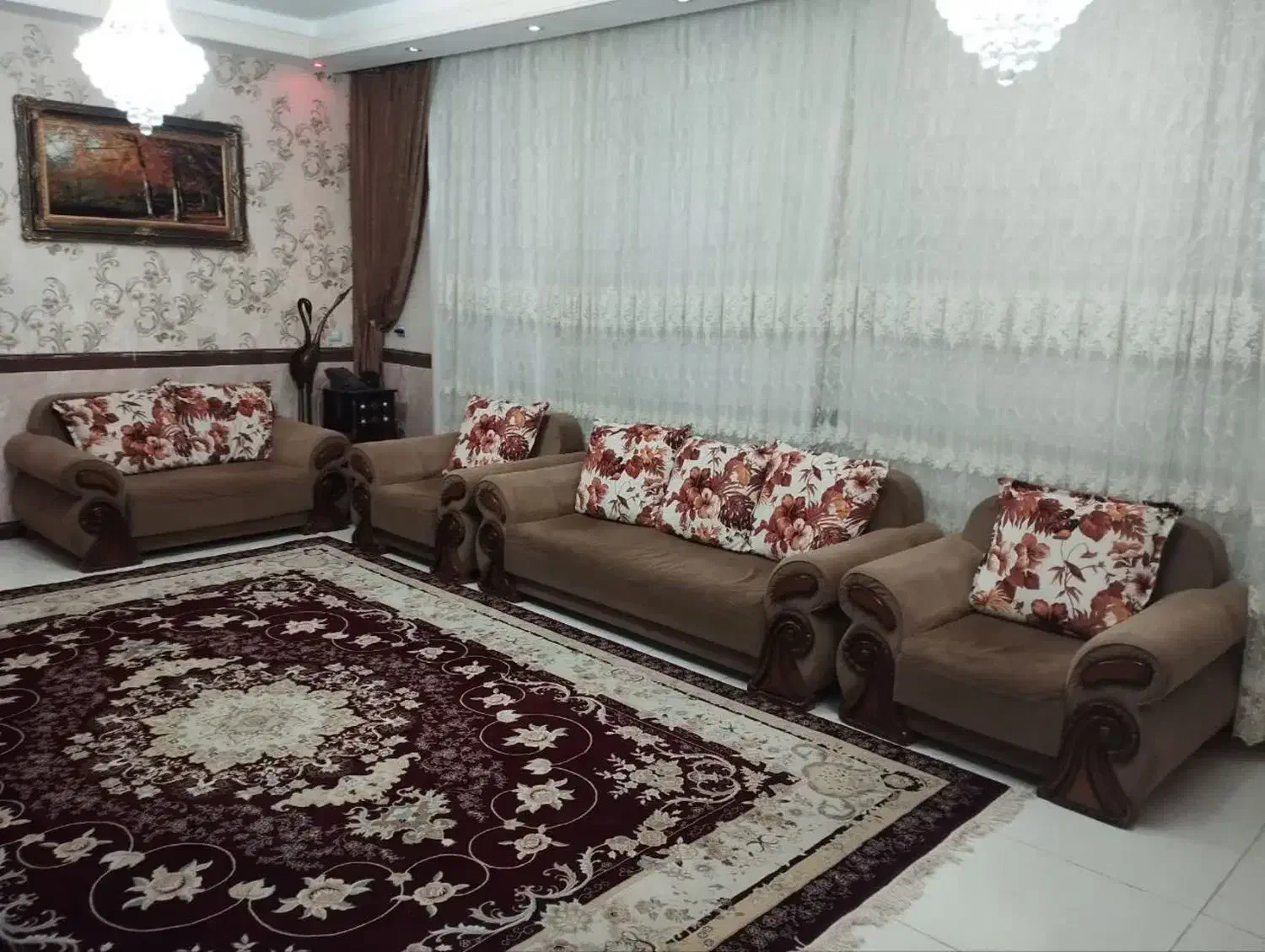 مبل 7نفره|مبلمان خانگی و میز عسلی|سنقر, |دیوار