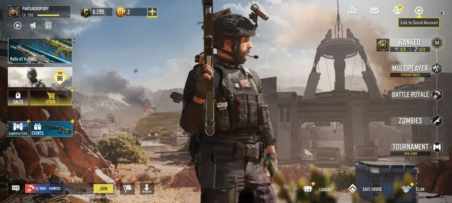 اکانت کالاف تک سیو ریژن هند|کنسول، بازی ویدئویی و آنلاین|بندر کنگان, |دیوار