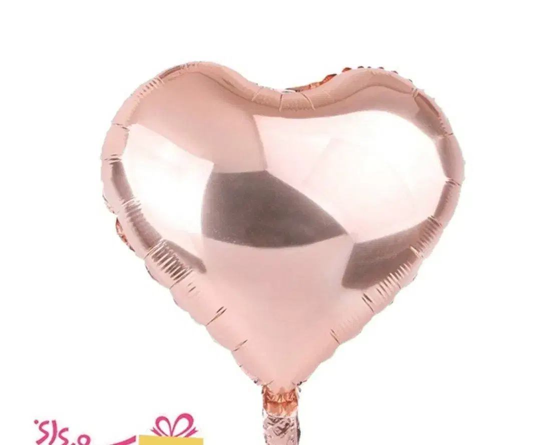 بادکنک قلبی فویلی رزگلد|صنایع دستی و سایر لوازم تزئینی|تهران, بازار|دیوار