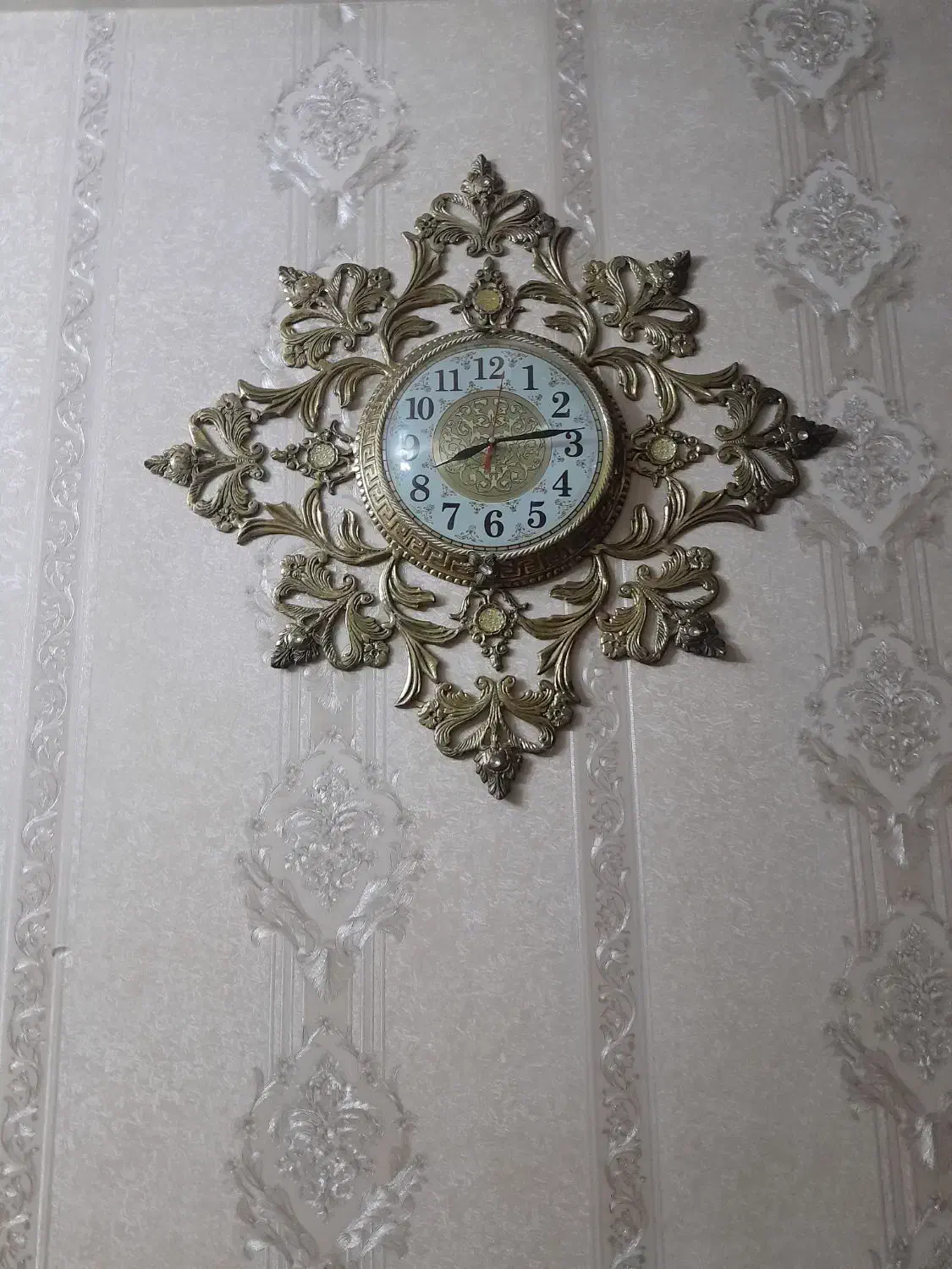 ساعت برنجی|ساعت دیواری و تزئینی|قرچک, شهرک طلائیه|دیوار