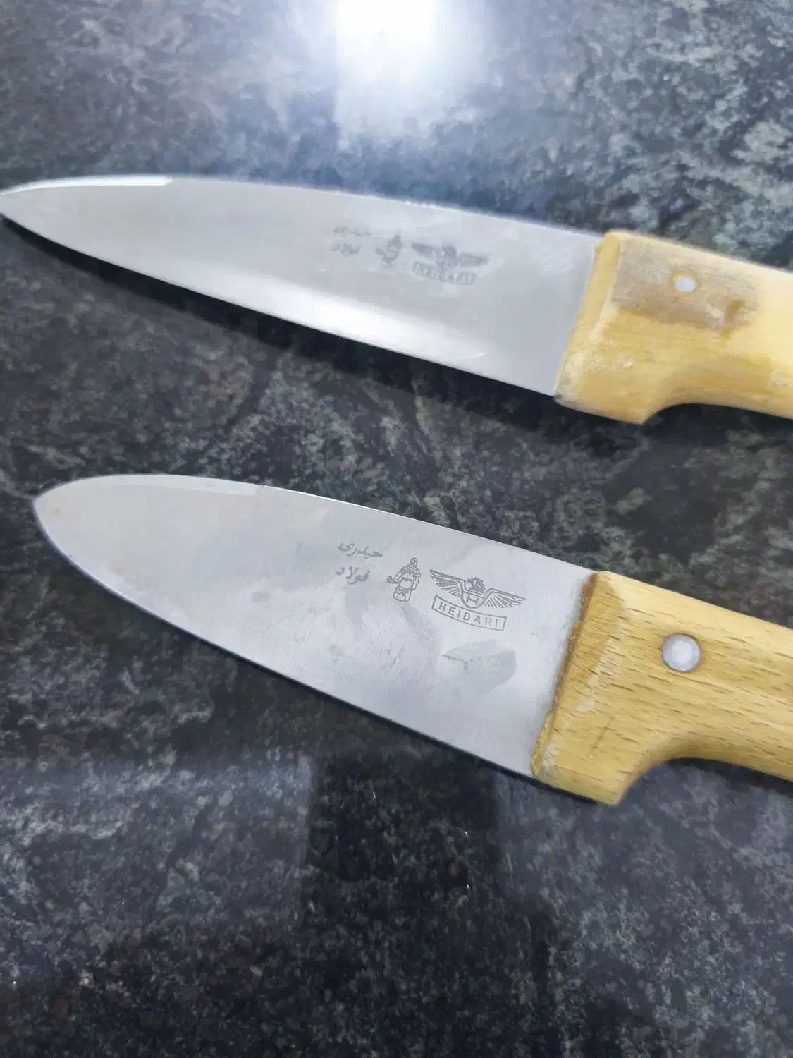 دوعدد چاقو فولاد حیدری|ظروف پختوپز|ایلام, |دیوار