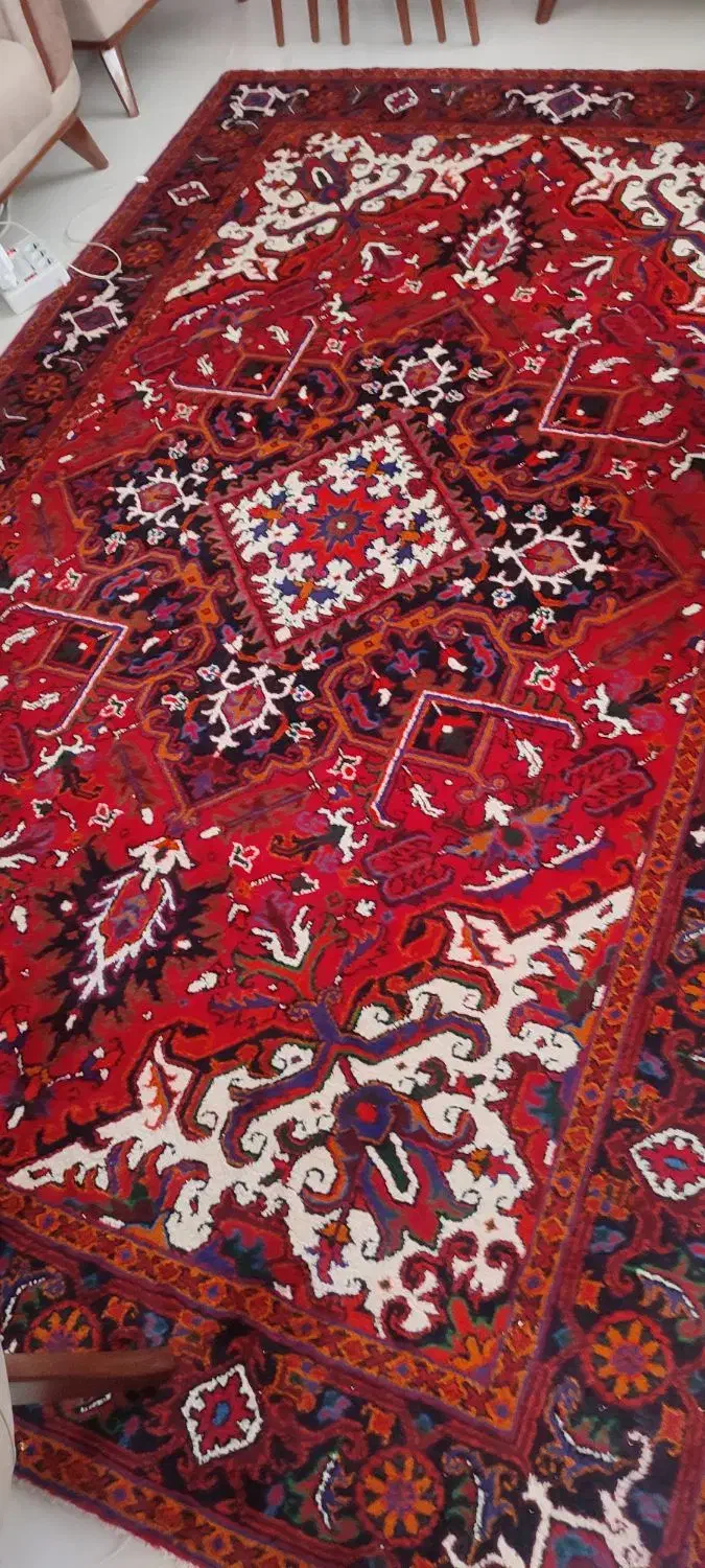 یک جفت فرش دست بافت شش متری شربیان|فرش|ایلخچی, |دیوار