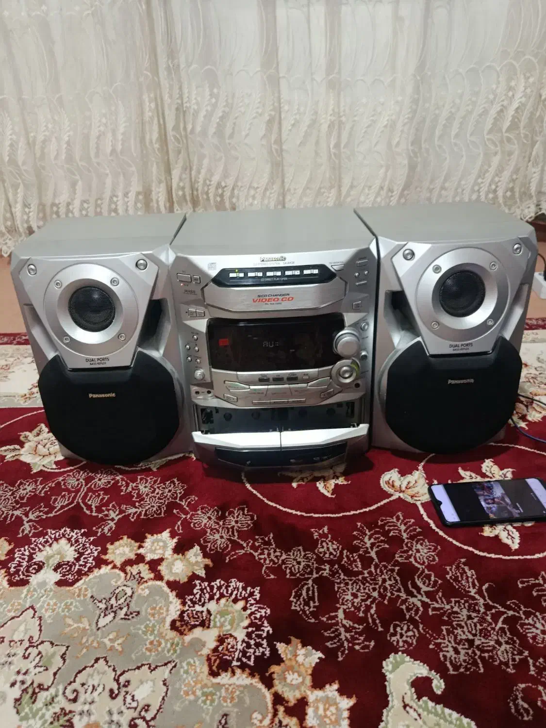 ظبط ۵ دیسک پاناسونیک|سیستم صوتی خانگی|مراغه, |دیوار