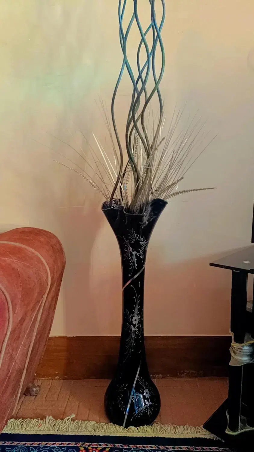 گلدون شیشه ای|صنایع دستی و سایر لوازم تزئینی|مشهد, شهید علی محمدی|دیوار