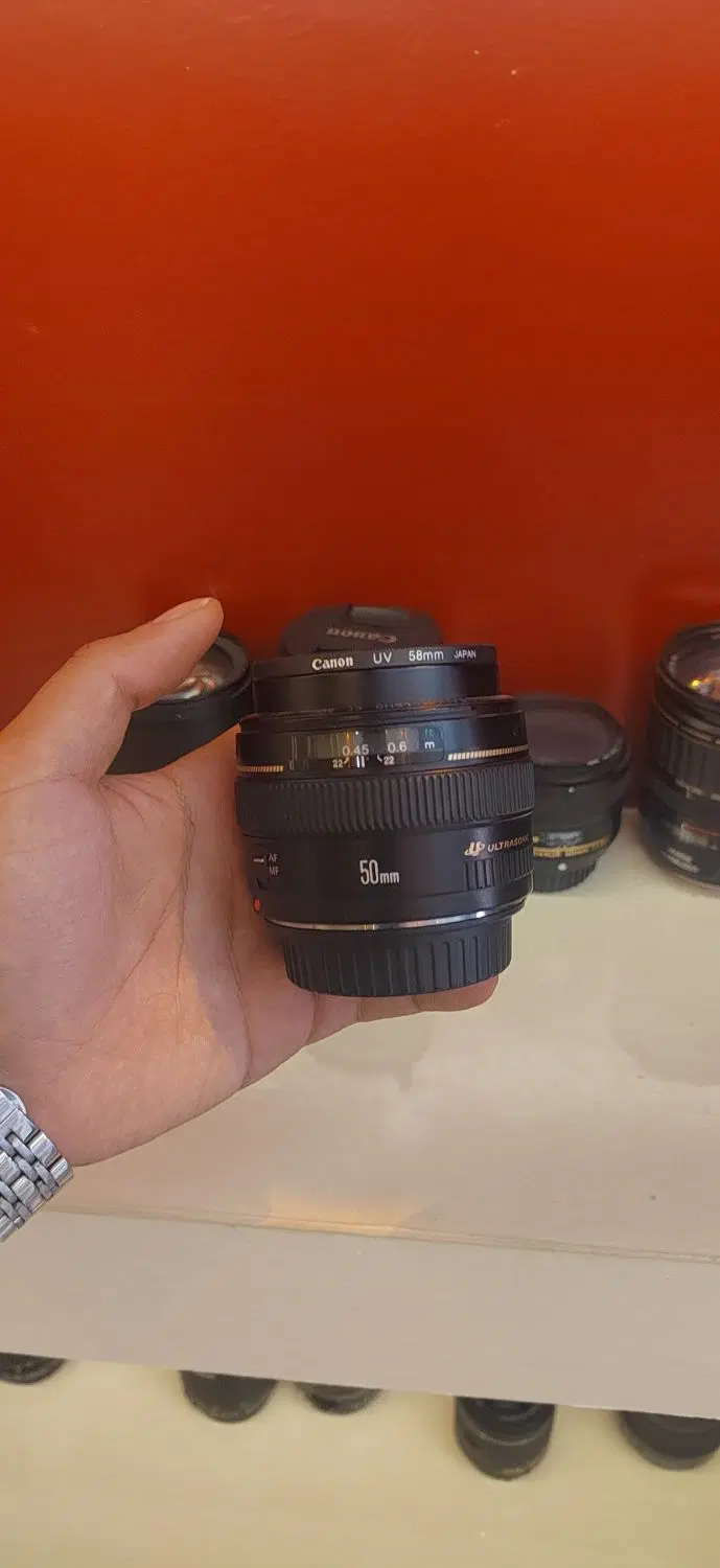 لنز canon 50mm f1.4|دوربین عکاسی و فیلمبرداری|اصفهان, نقش جهان|دیوار