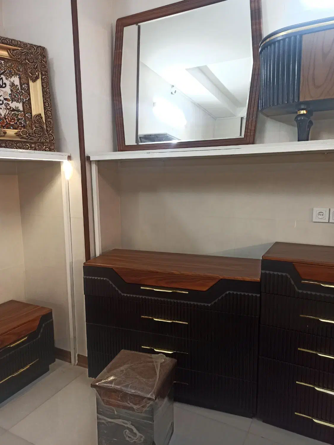 سرویس خواب 2نفره نو اکبند|تخت و سرویس خواب|کرج, بنیاد|دیوار