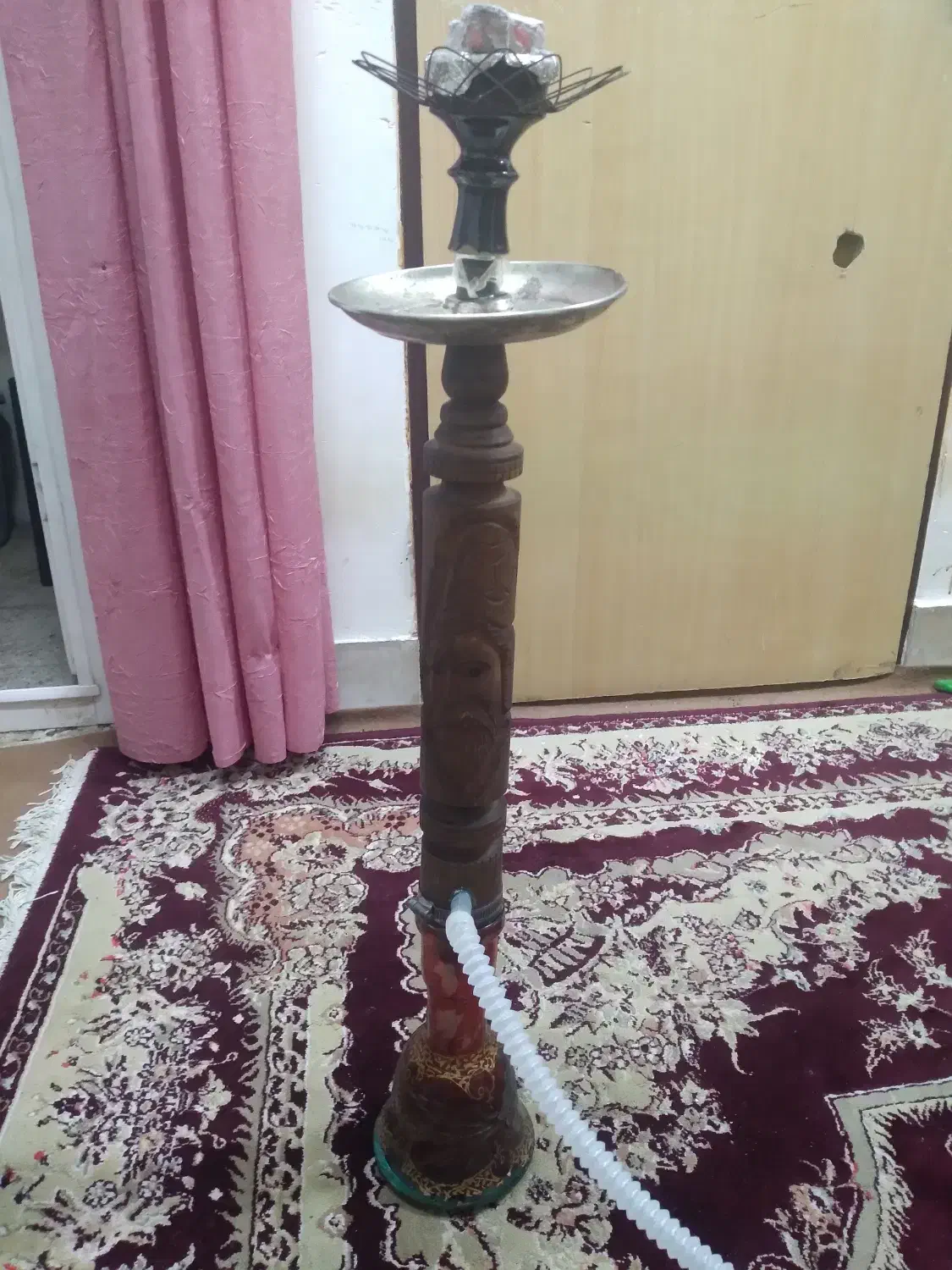 قلیان چوب سرخ دوسیب|کلکسیون و سرگرمی|بیرجند, |دیوار