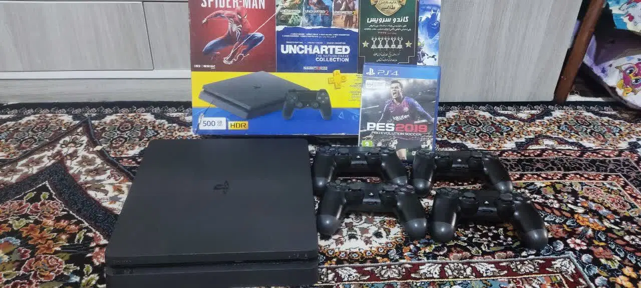 PS4 slim|کنسول، بازی ویدئویی و آنلاین|زنجان, |دیوار