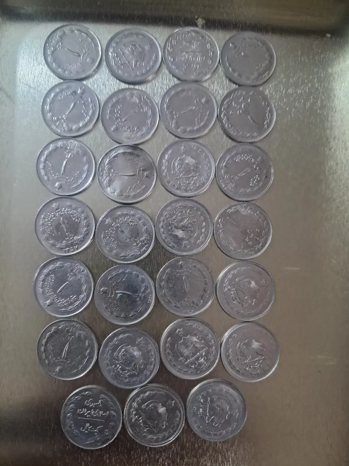 27 عدد سکه پهلوی|کلکسیون سکه، تمبر، اسکناس|هشتگرد, هشتگرد قدیم|دیوار