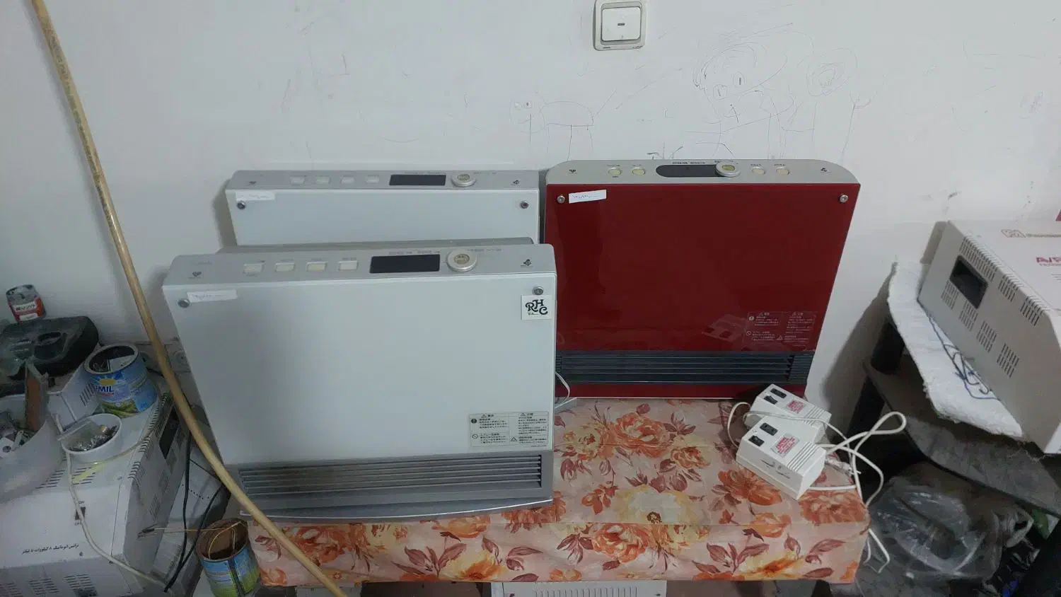 هیتر بخاری برقی گازی ژاپنی ۴۰۰۰مدل شیشه ایی شیک|سایر لوازم برقی|کرج, شهرک نهال و بذر|دیوار