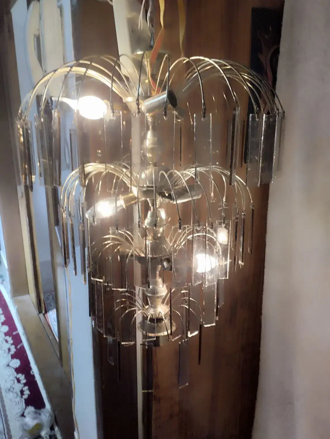 لوستر مقطوع|لوستر و چراغ آویز|تایباد, |دیوار