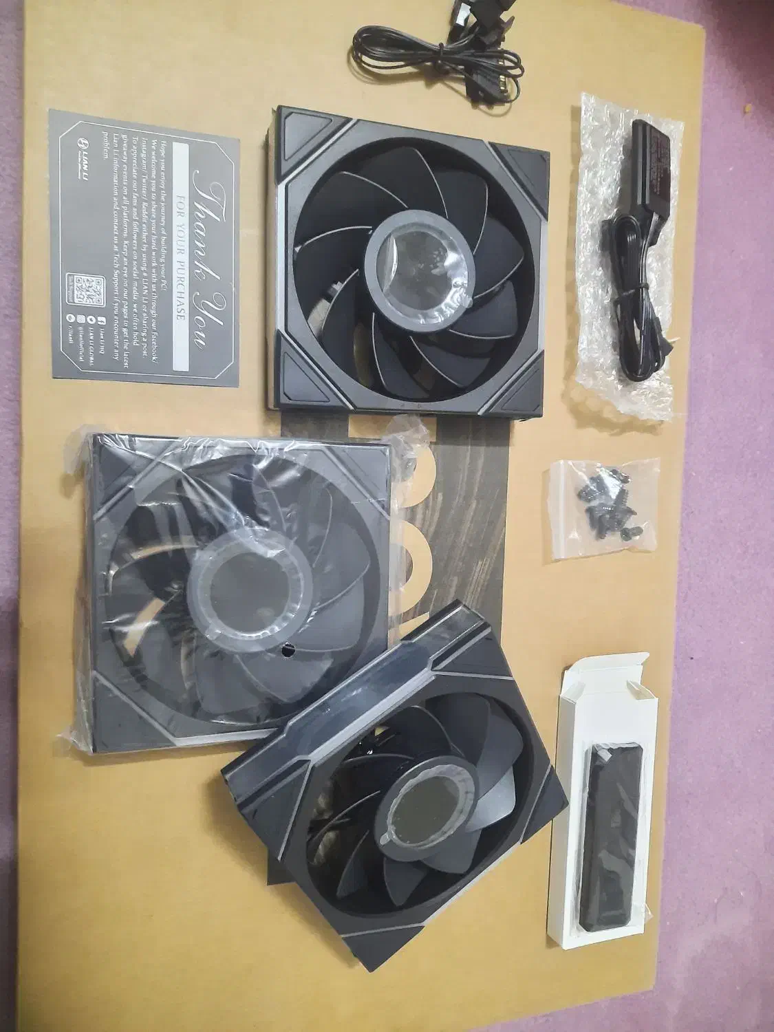 فن(lian li uni fan  tl wireless 120 3x1 (reverse|قطعات و لوازم جانبی رایانه|مشهد, صیاد شیرازی|دیوار