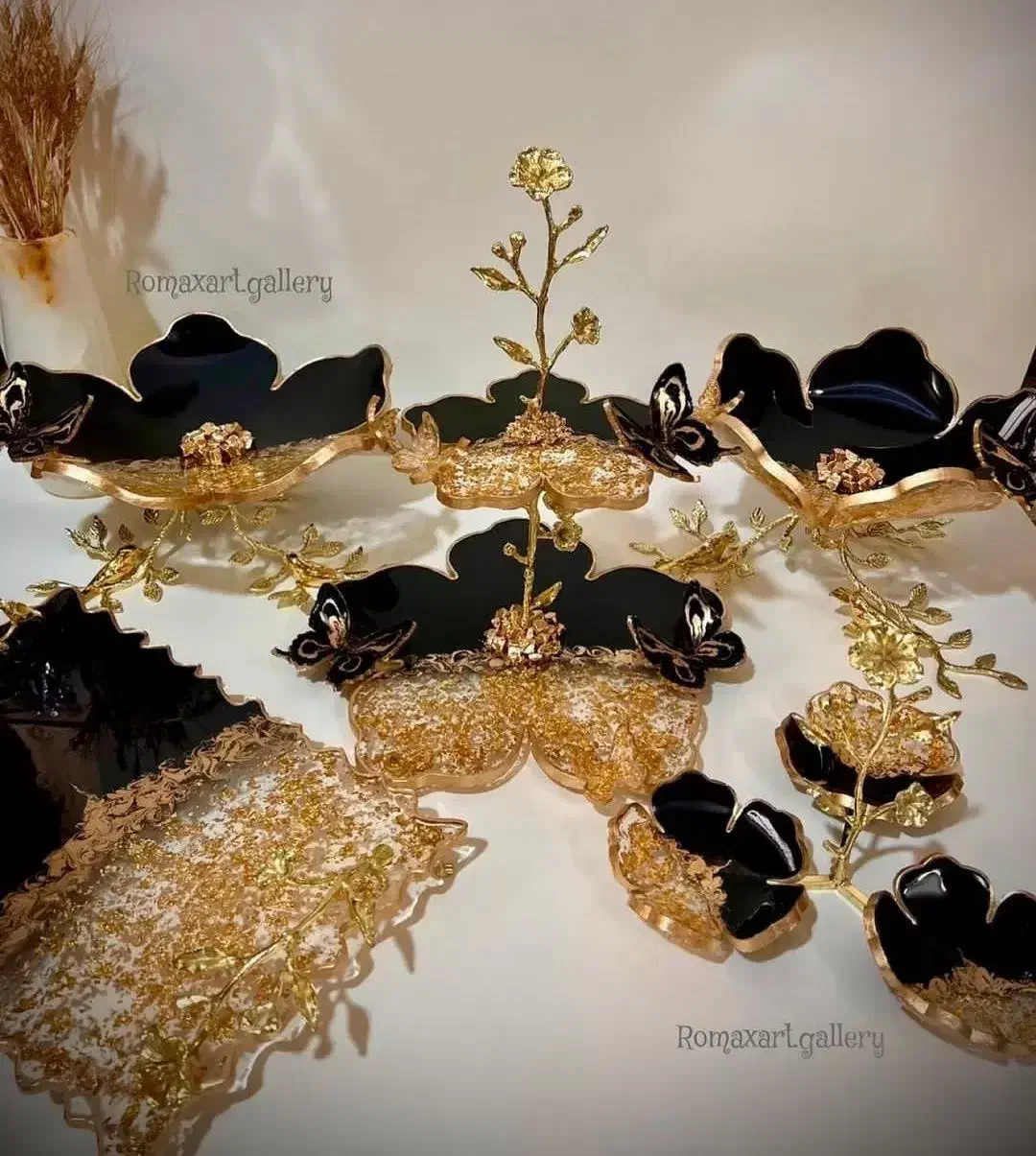 ست پزیرایی|ظروف سرو و پذیرایی|بوئین زهرا, |دیوار