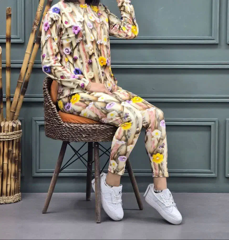 ست مخمل سه بعدی زنانه تک و عمده|لباس|یزد, |دیوار