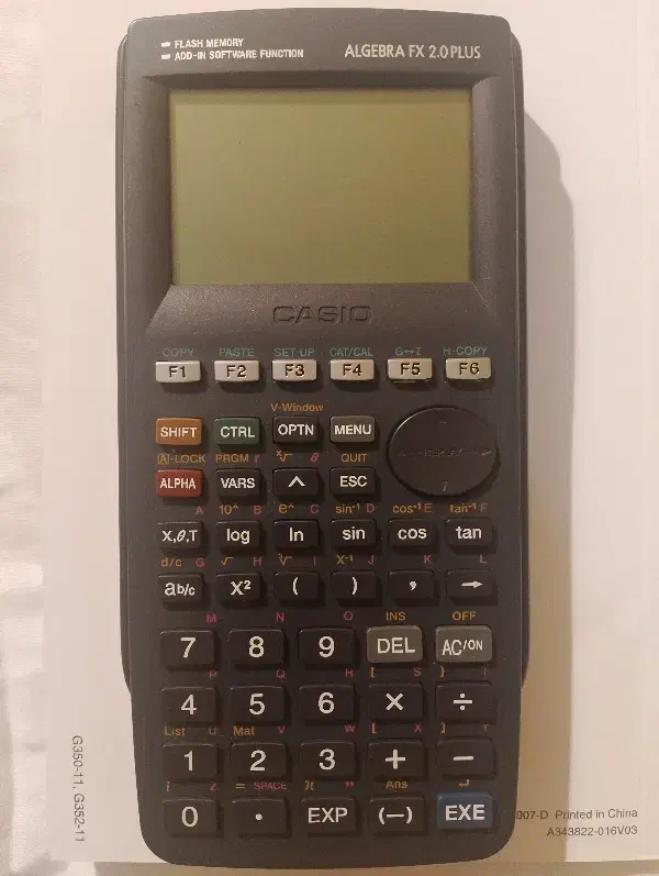 ماشین حساب مهندسی Casio Algebra FX 2.0 plus|لوازم التحریر|تهران, سهروردی|دیوار