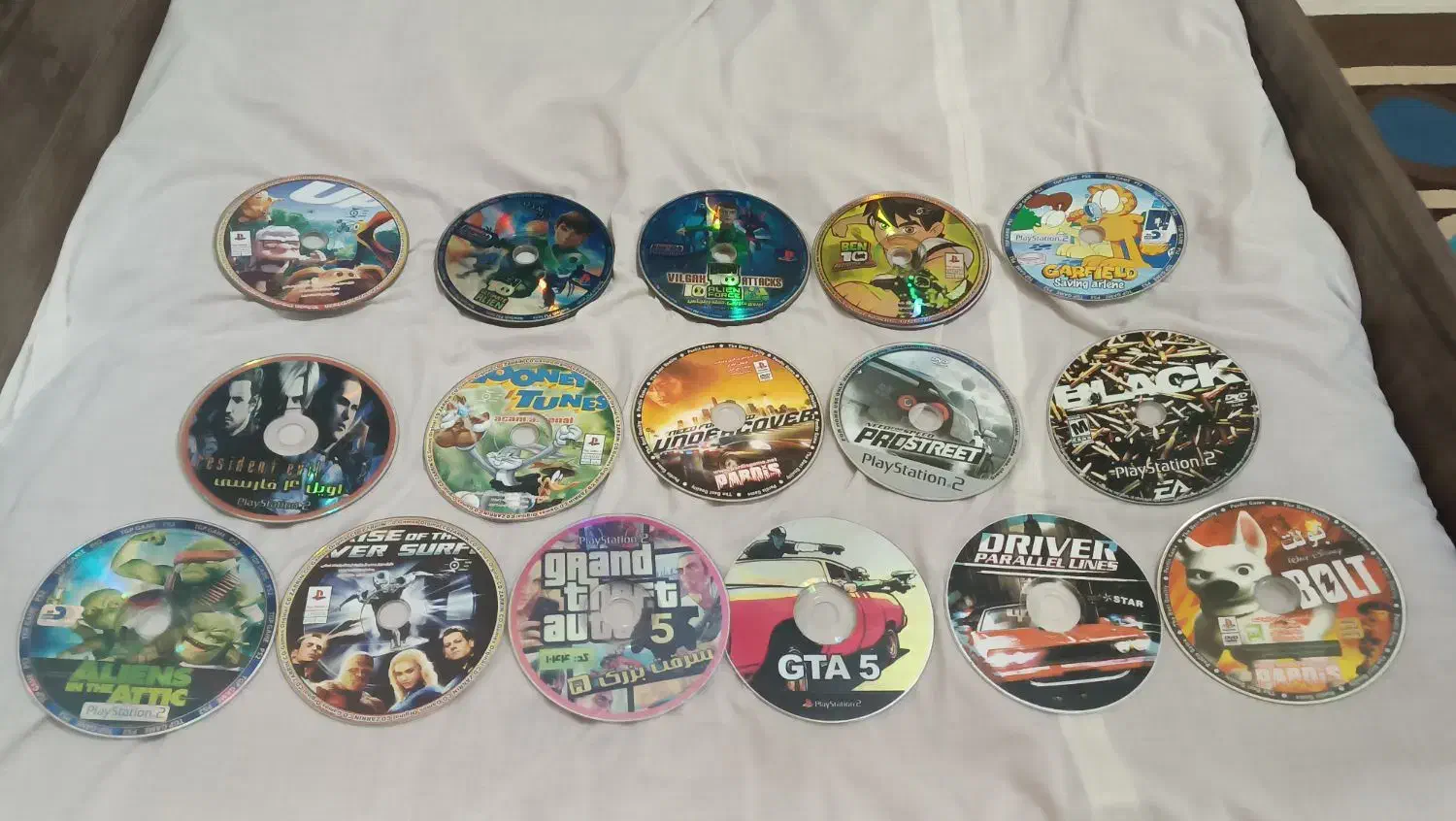 24 عدد دیسک پلی استیشن 2|کنسول، بازی ویدئویی و آنلاین|یزد, |دیوار