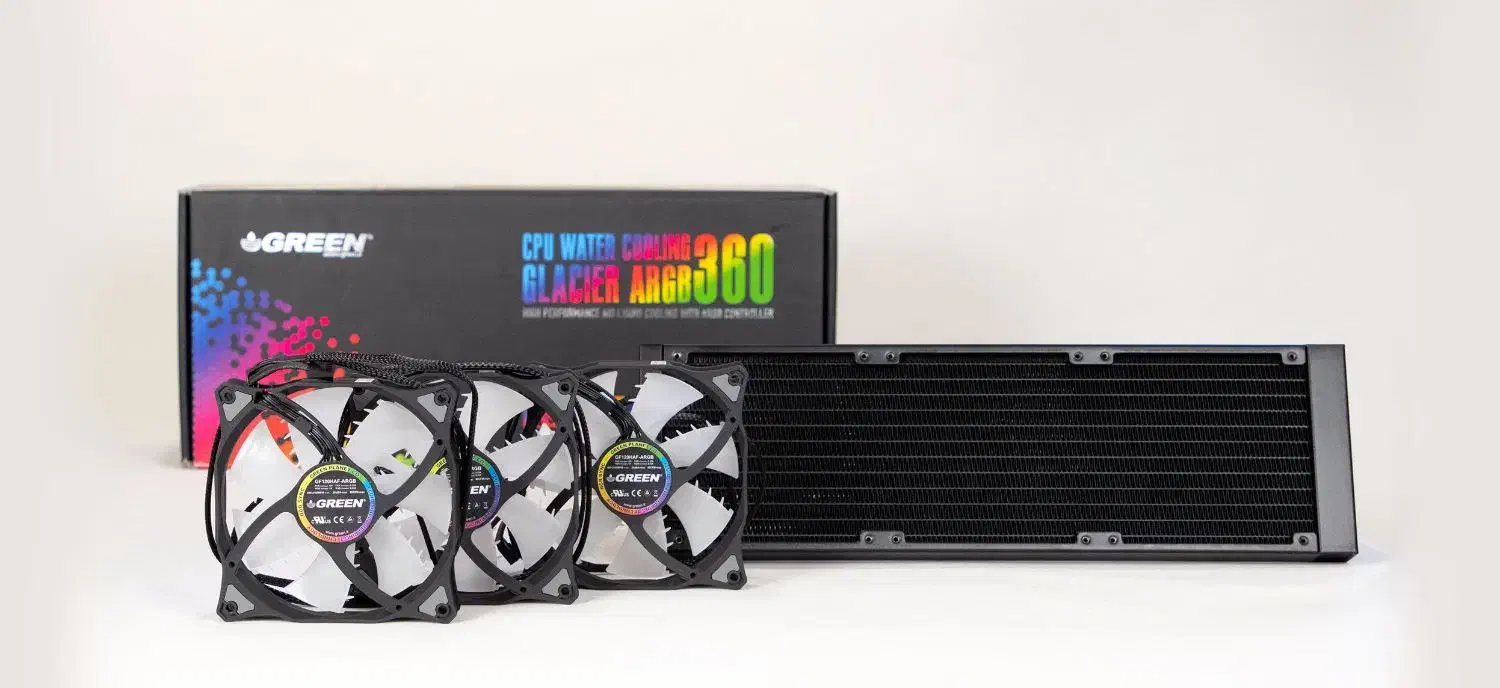 واتر کولینگ 360 گرین|قطعات و لوازم جانبی رایانه|شهرکرد, |دیوار