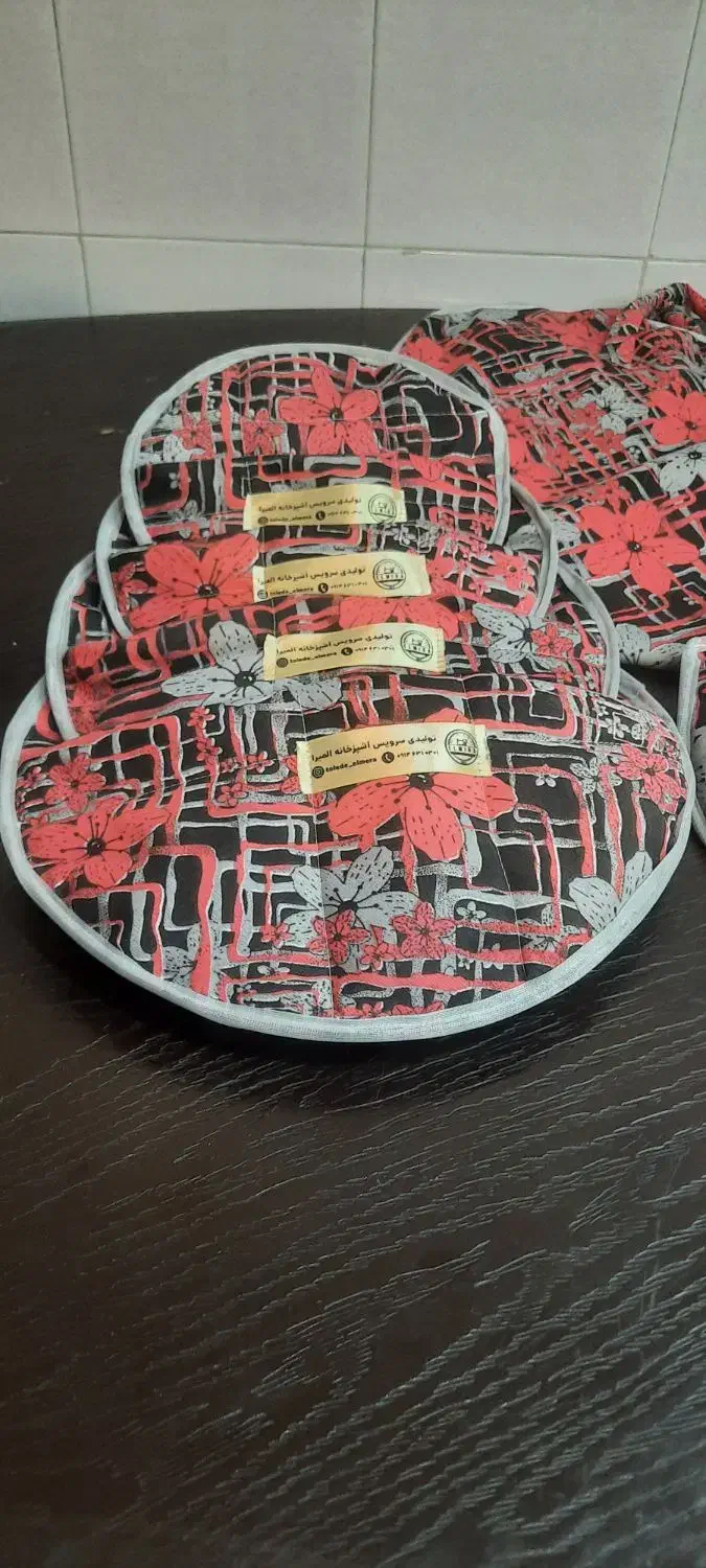 ست دم کنی چهار تیکه وپیشبند|سفره، حوله، دستمال آشپزخانه|ارومیه, |دیوار