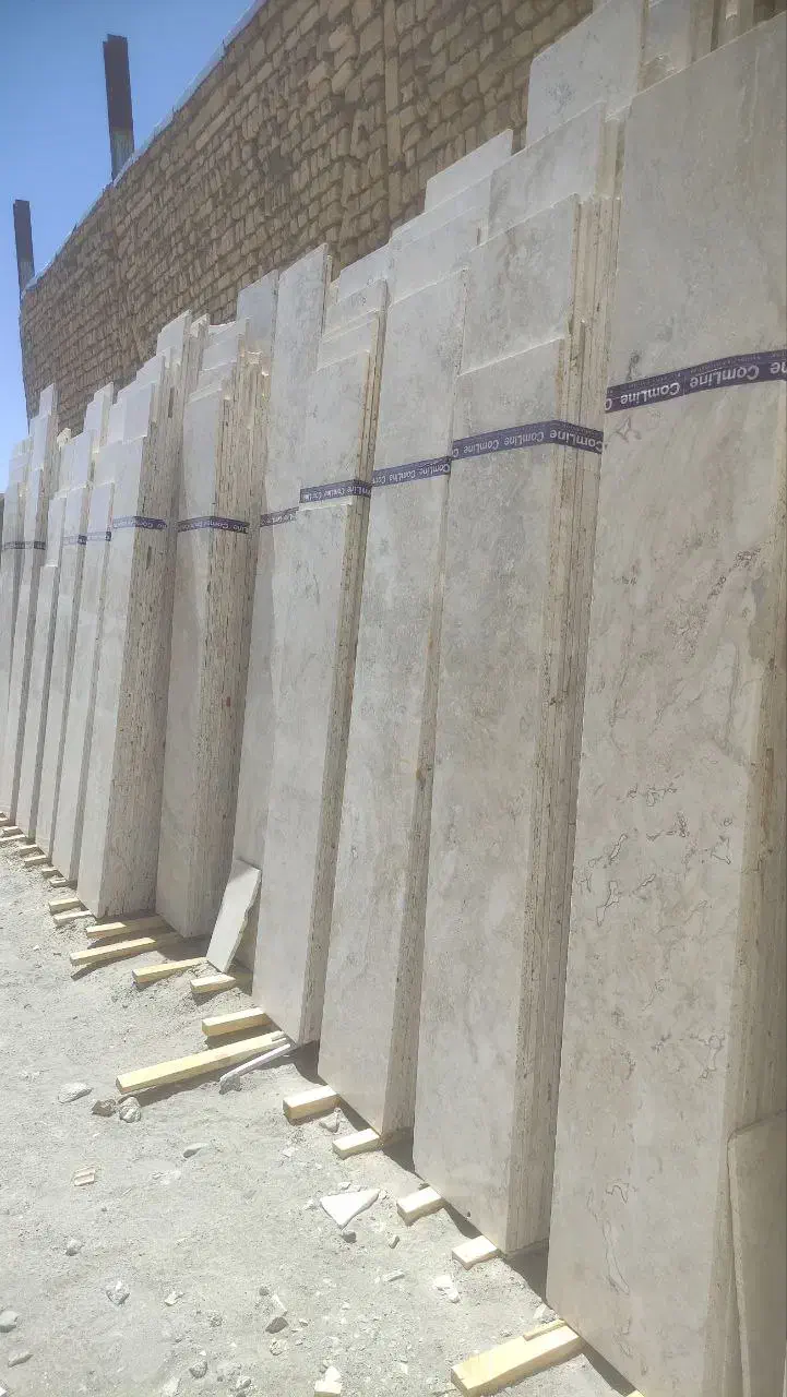 فروش فوری سنگ تراورتن سفید طبس ۱۵٪ تخفیف نقدی|مصالح و تجهیزات ساختمان|بیرجند, |دیوار