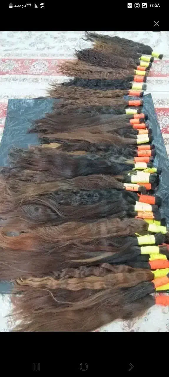 موهای خام و رنگی|آرایشی، بهداشتی، درمانی|خمین, |دیوار