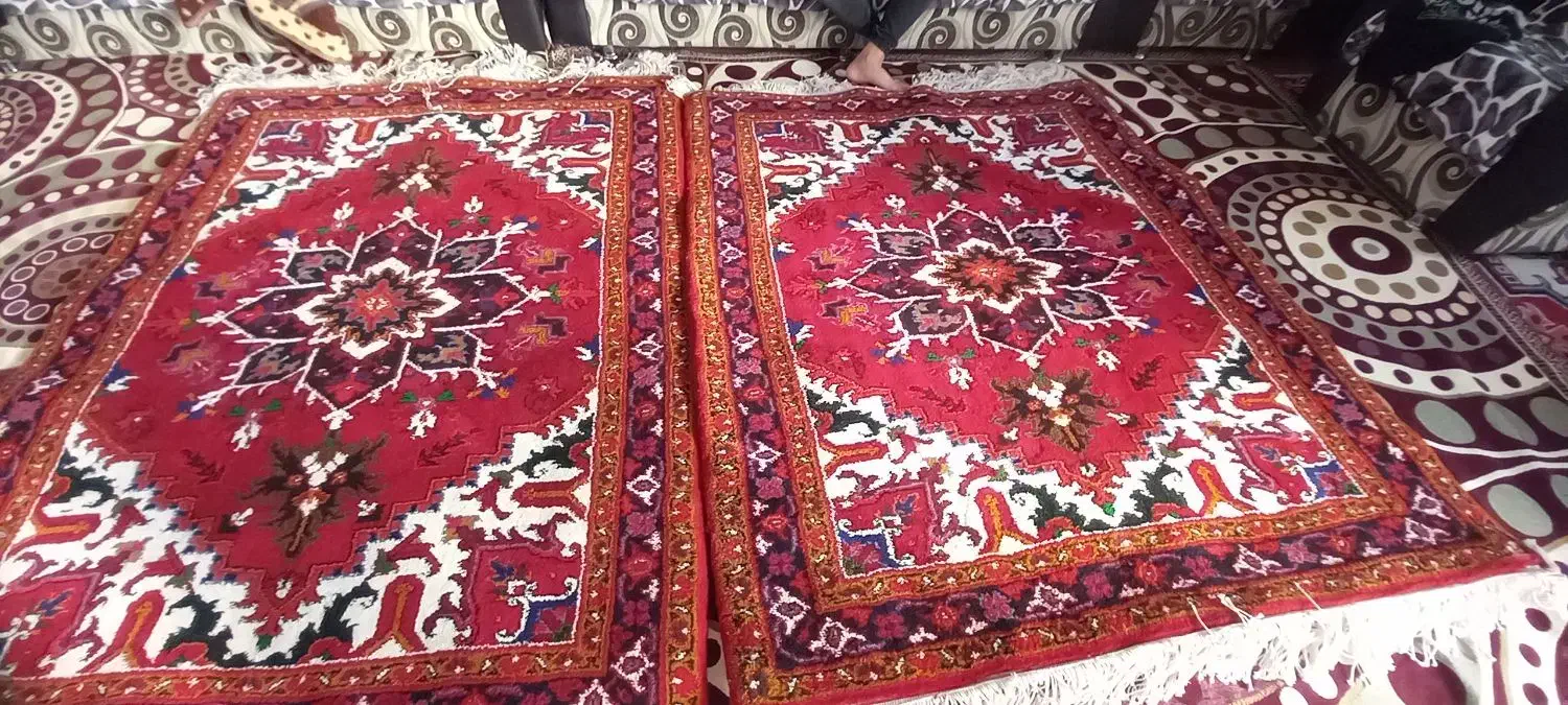 دو‌جفت‌فرش‌خالچه‌بسیار‌تمیز|فرش|اهر, |دیوار
