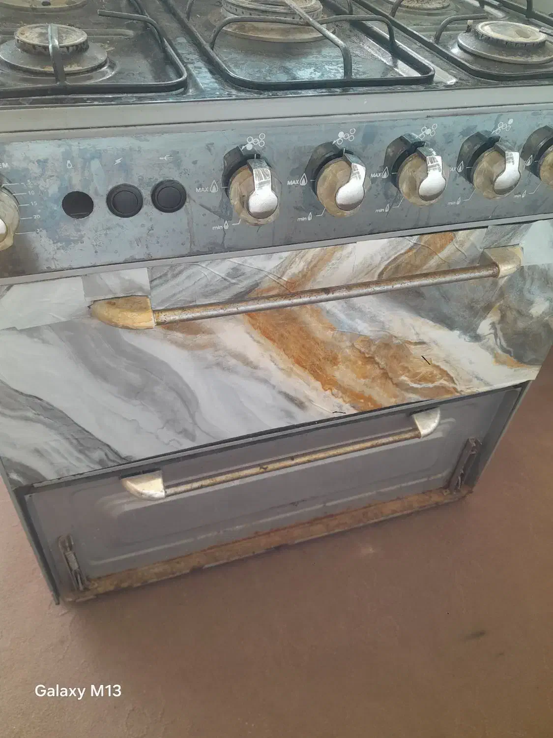 گازطرح فر۵شعله سالم|اجاق گاز و لوازم برقی پختوپز|شیروان (خراسان), |دیوار