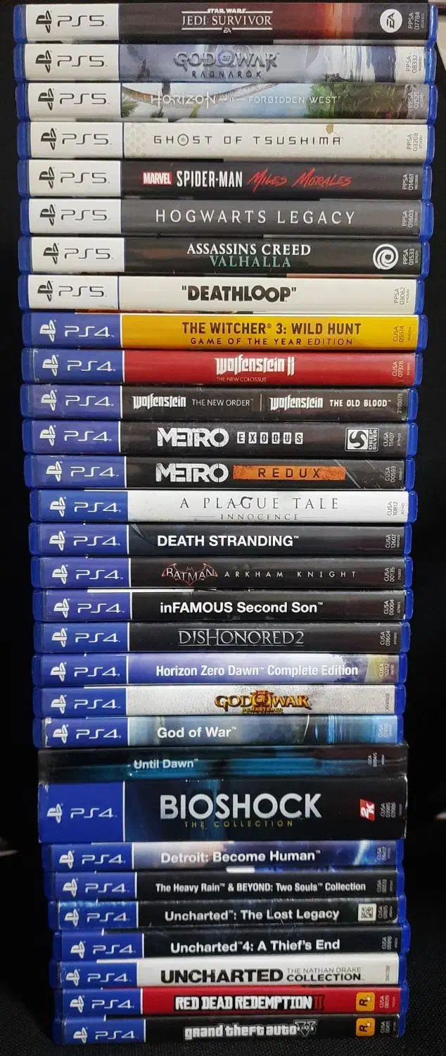 کلکسیون بازی های ps4 و ps5|کنسول، بازی ویدئویی و آنلاین|تهران, مختاری|دیوار