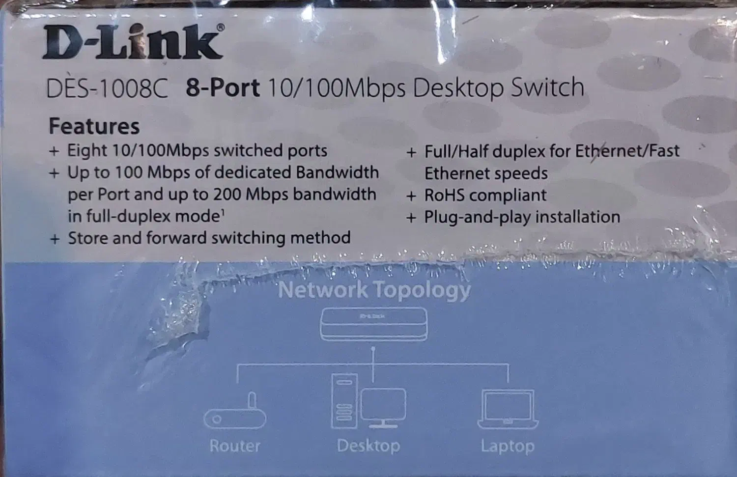 سوئیچ ۸ پورت d link|مودم و تجهیزات شبکه|گرگان, |دیوار