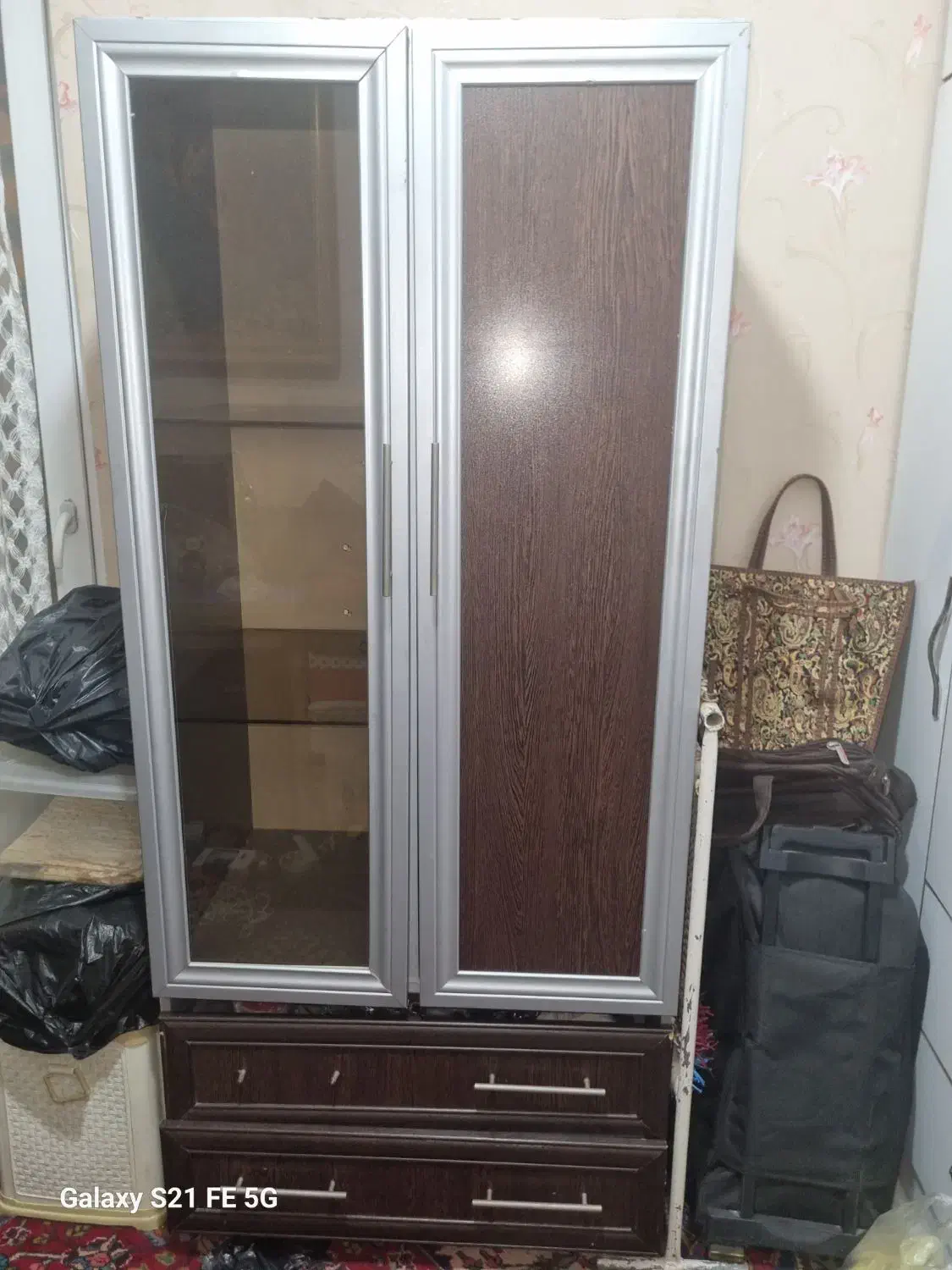 کمد چوبی MDFکاملا سالم|بوفه، ویترین، کنسول|اندیشه, اندیشه فاز ۵|دیوار