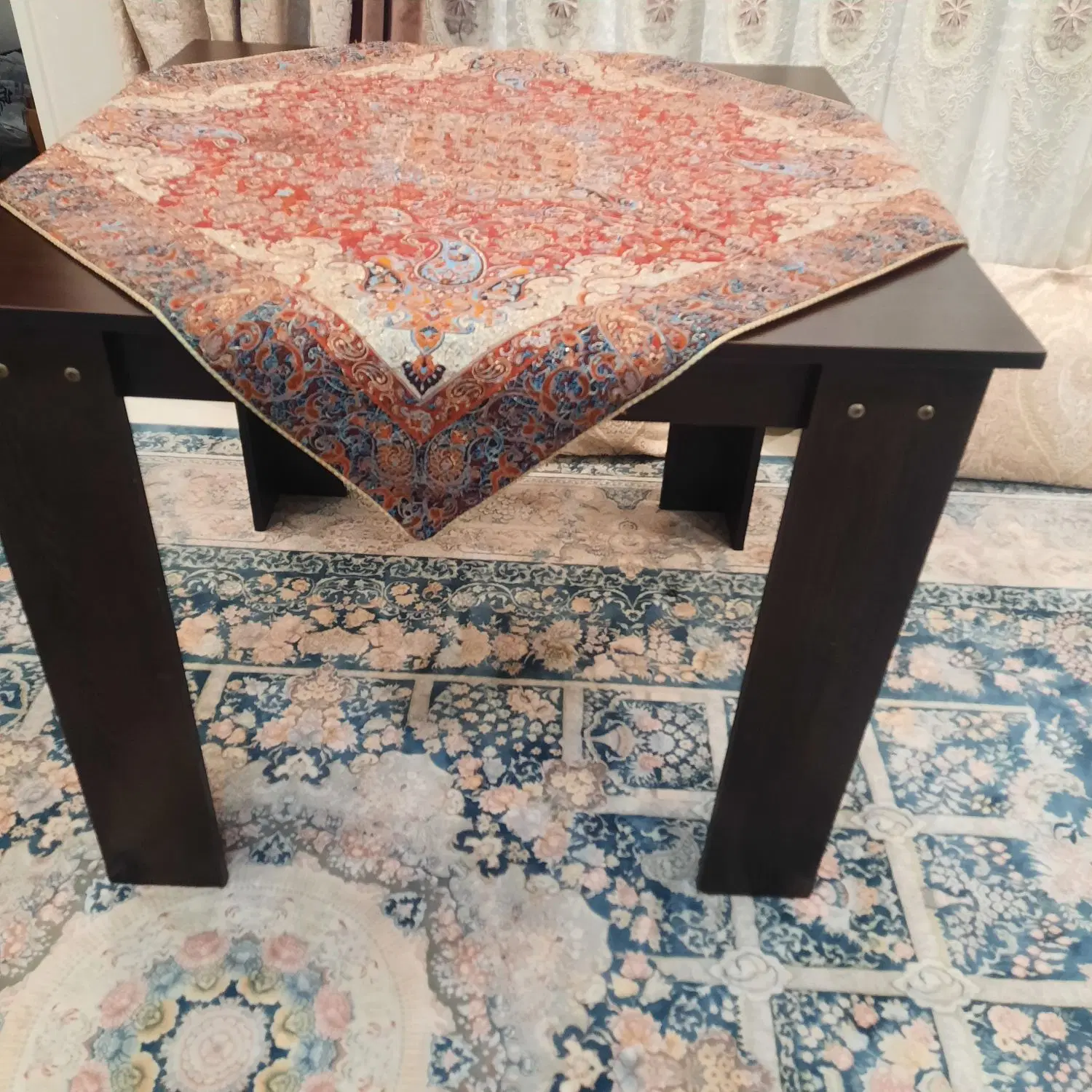 میز مربع۸۰در ۸۰ ام دی اف|میز و صندلی غذاخوری|تهران, دکتر هوشیار|دیوار