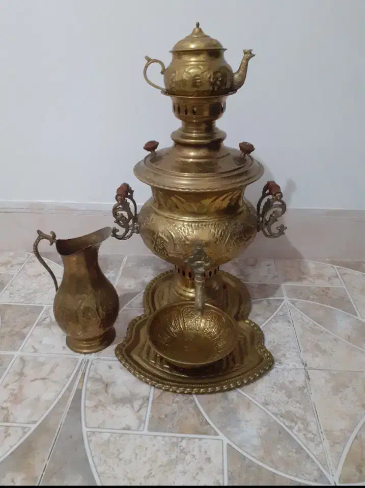 سماور برنج|صنایع دستی و سایر لوازم تزئینی|قزوین, |دیوار