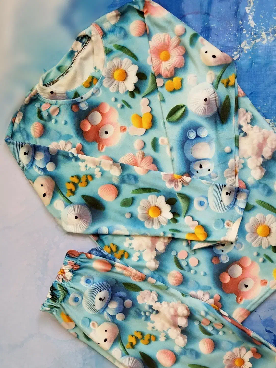 ست بلوز شلوار سه بعدی مخمل|لباس|شهرضا, |دیوار