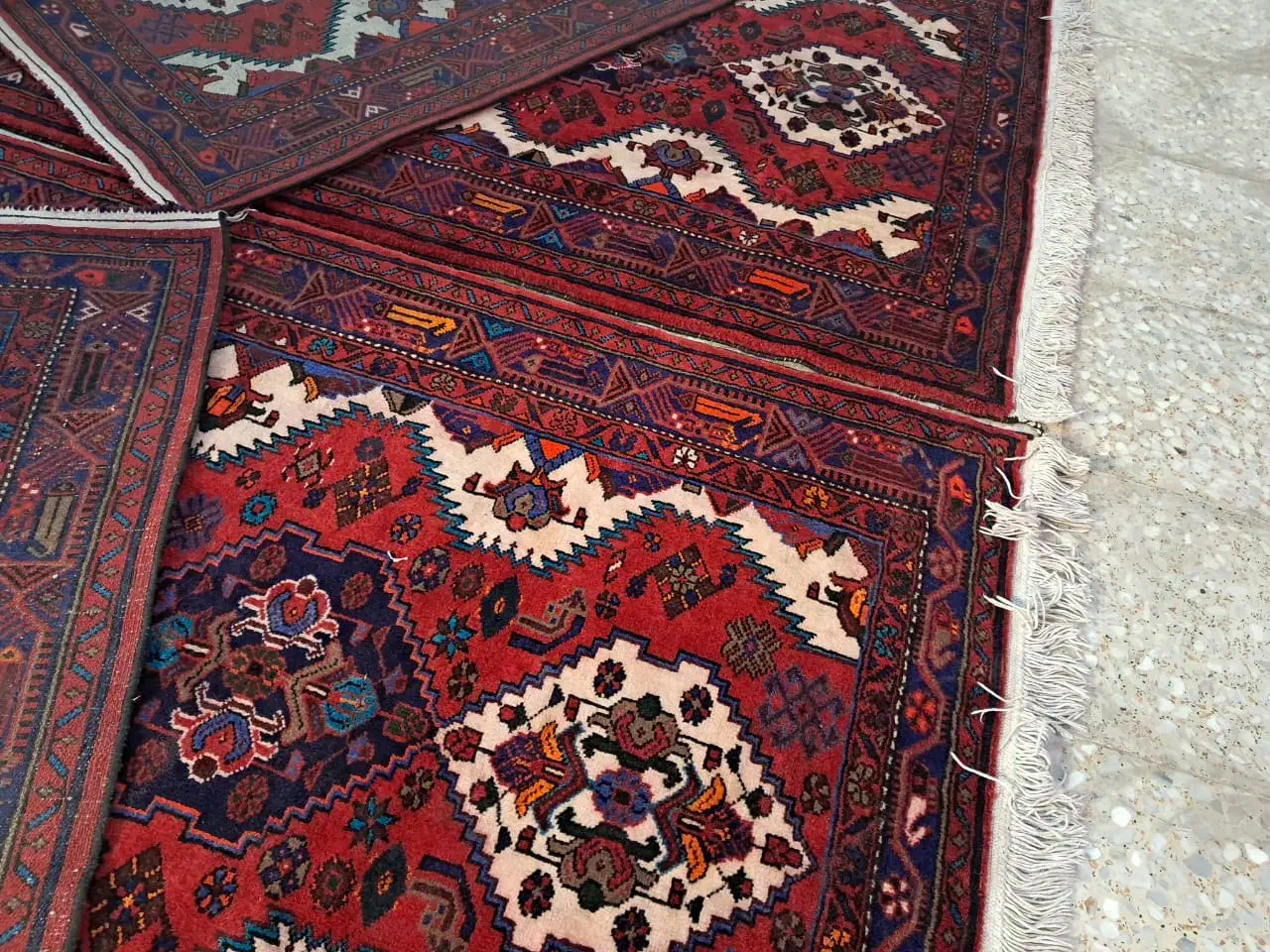 یک جفت فرش دستبافت زیبا|فرش|زنجان, |دیوار