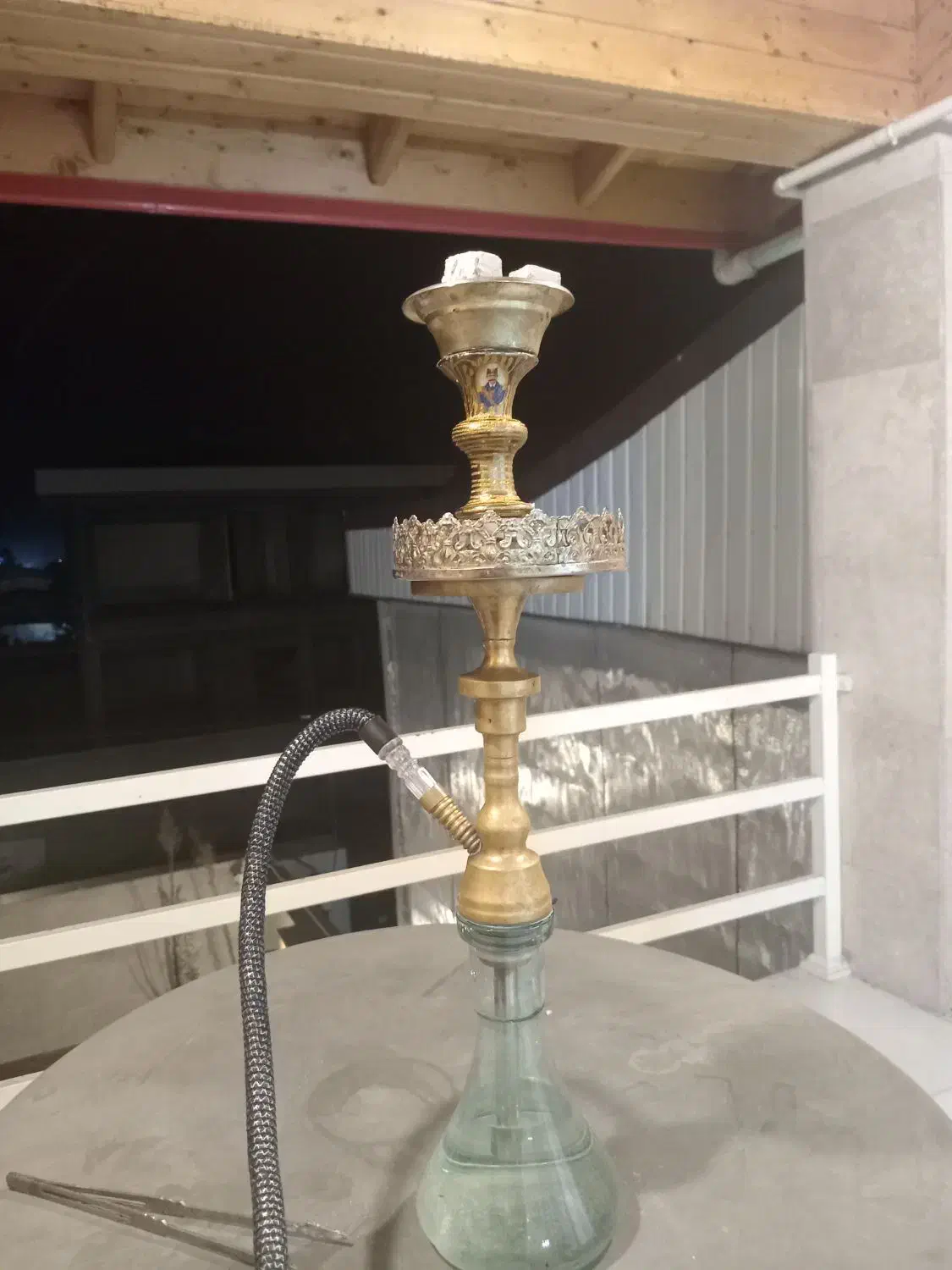 قلیان ۲عدد برنجی و چوبی|کوهنوردی و کمپینگ|یزد, |دیوار