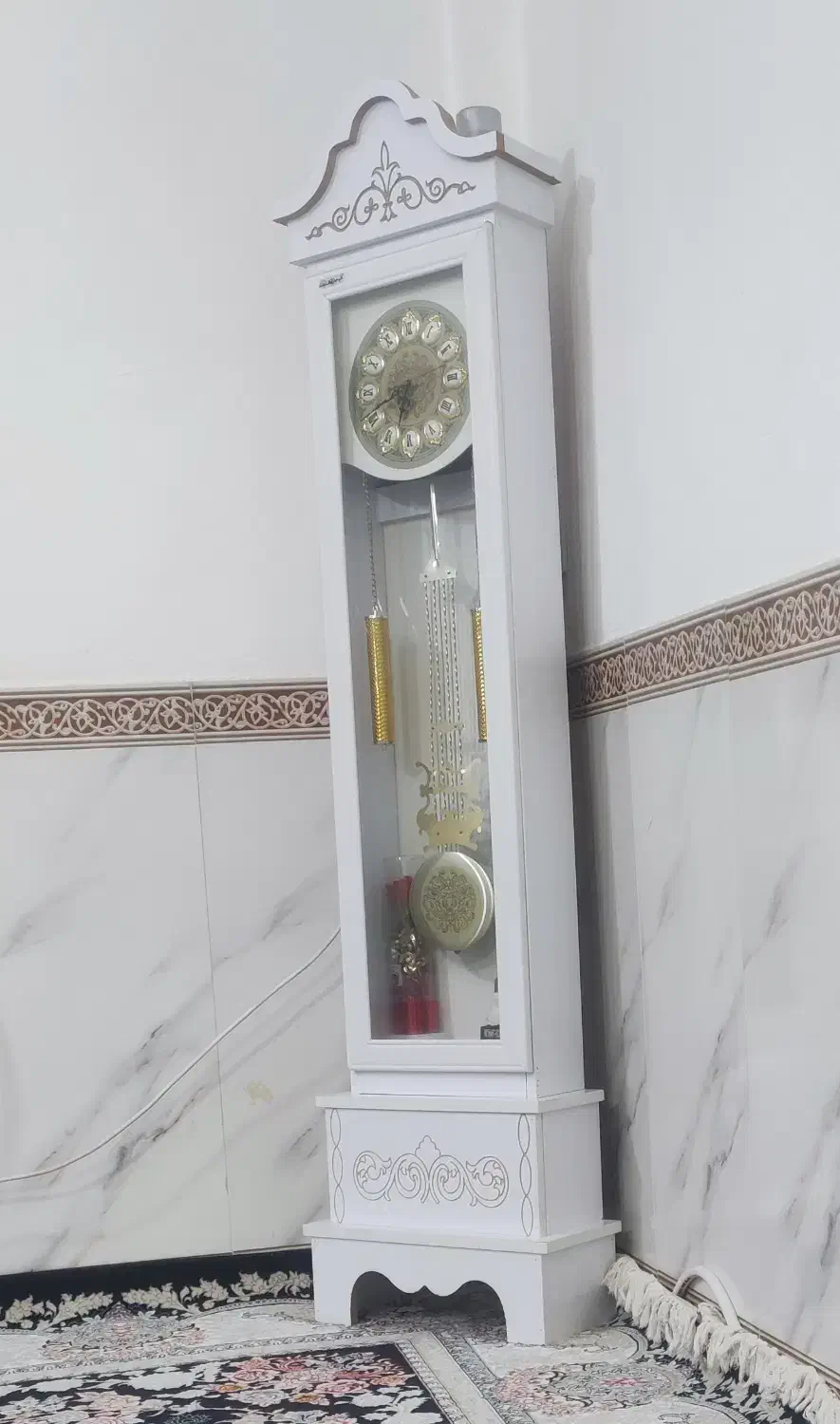 ساعت ایستاده شیک|کلکسیون اشیاء عتیقه|جوانرود, |دیوار