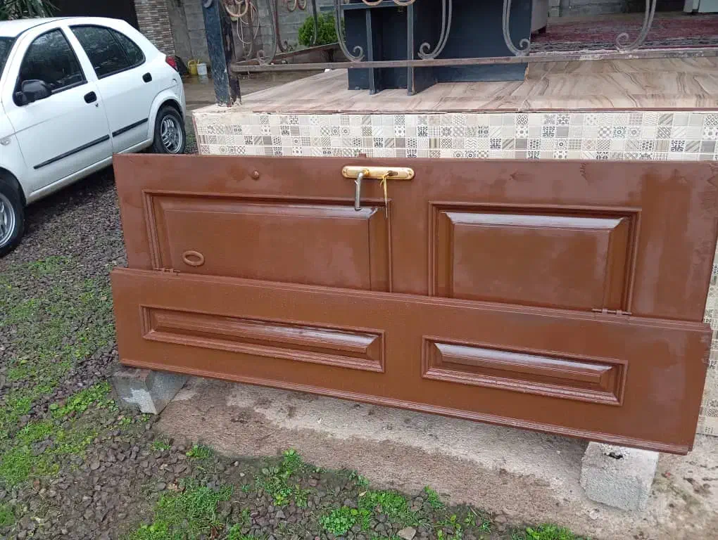 درب دو لنگه چوبی|مصالح و تجهیزات ساختمان|لولمان, |دیوار