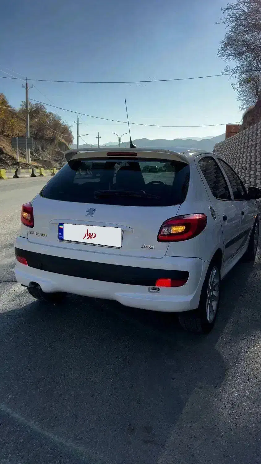 ۲۰۶ تیپ ۵ مدل۹۰ فرانسه|خودرو سواری و وانت|سنندج, |دیوار