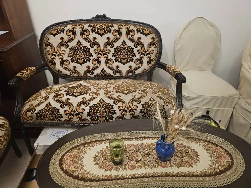 سرویس مبل و میز ناهار خوری استیل سلطنتی|مبلمان خانگی و میز عسلی|تهران, ونک|دیوار