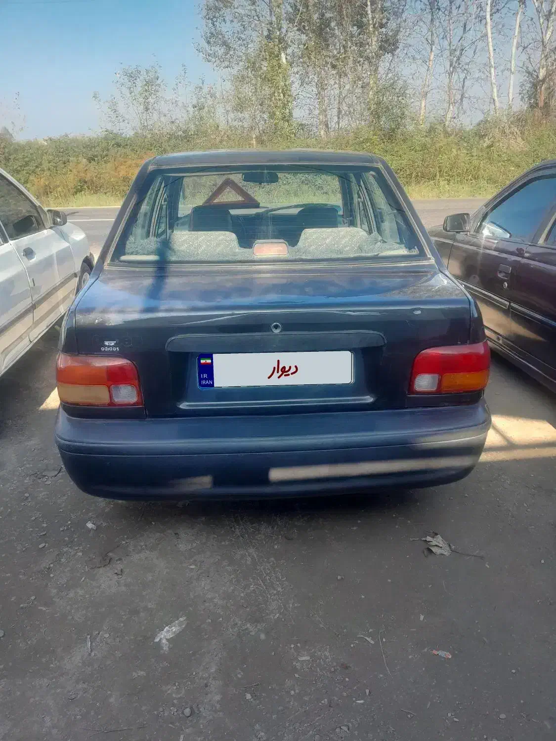 پراید مدل ۸۲ رنگ مشکی سه تیکه پلمپ|خودرو سواری و وانت|لشت نشا, |دیوار