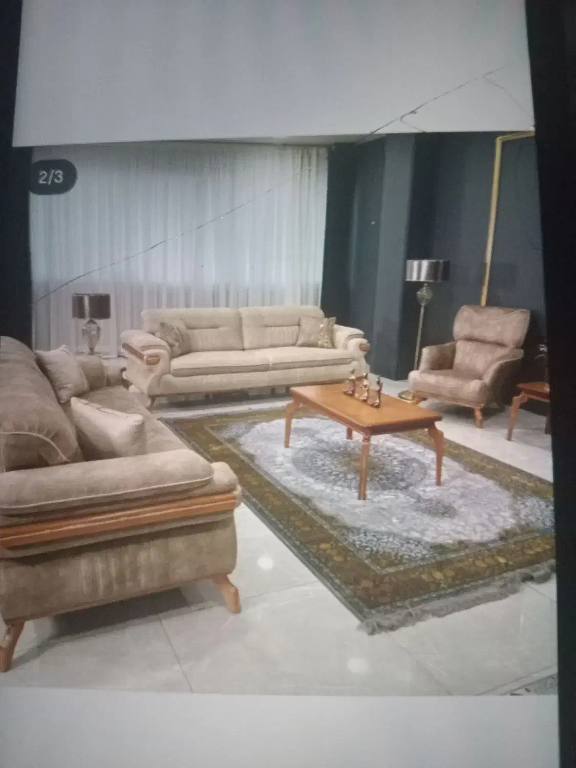 مبل ۸ نفره نو|مبلمان خانگی و میز عسلی|آشخانه, |دیوار