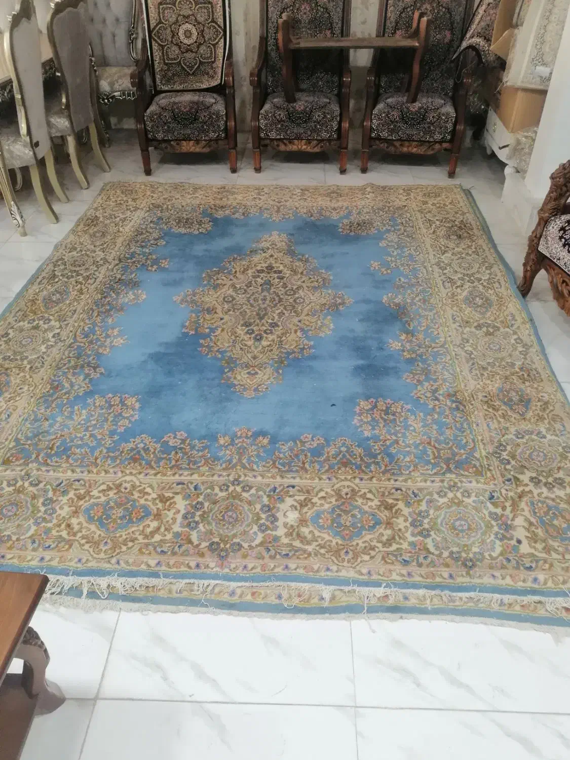 فرش دست بافت|فرش|کرمان, |دیوار