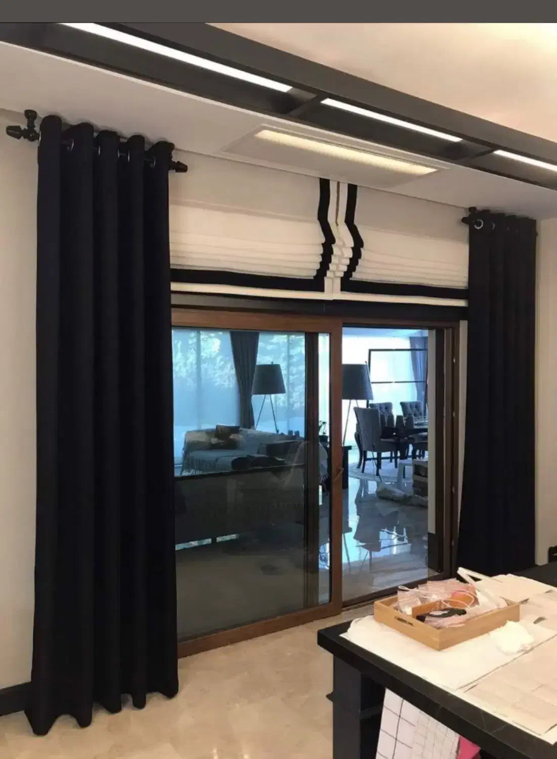 پرده رومن/دانتل ترک/مخمل/شیدلیزری بادرجه کیفیA+|پرده، رانر، رومیزی|تهران, هرندی|دیوار