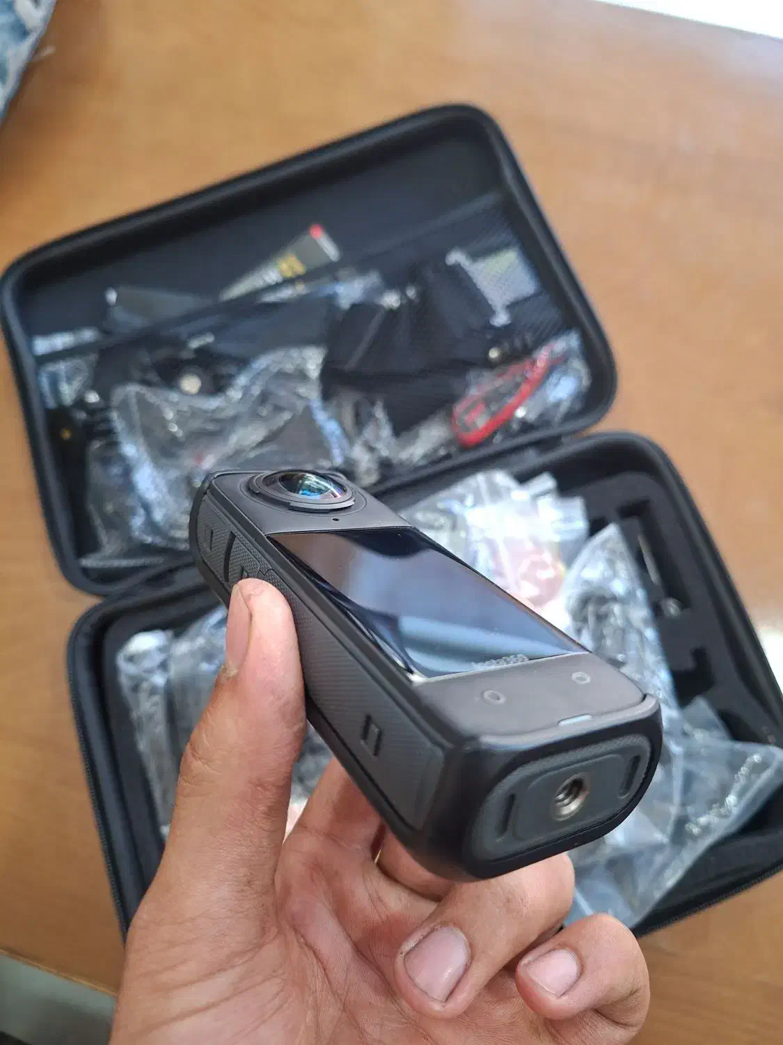 دوربین ورزشی dji اینستا ۳۶۰ x4|دوربین عکاسی و فیلمبرداری|قم, باسکول|دیوار