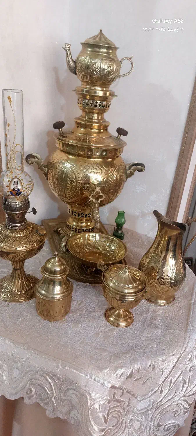 سماور۴لیتری زغالی باوسایل|صنایع دستی و سایر لوازم تزئینی|هشتگرد, فاز ۷ مهستان|دیوار