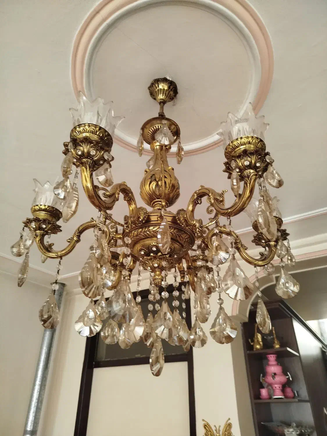 لوستر شاخه s|لوستر و چراغ آویز|خاوران, |دیوار