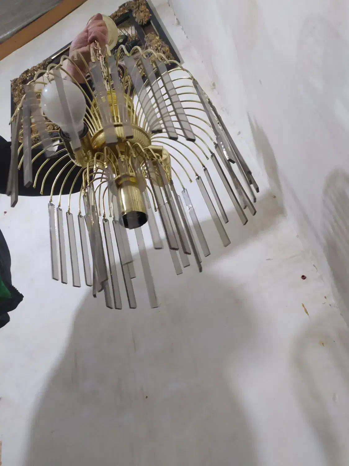 لوسترجفت قدیمی|لوستر و چراغ آویز|اراک, |دیوار